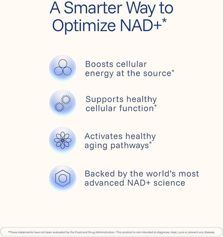 ProHealth NAD Triple Boost™ with NMN 500mg and NMNH 100 mg Plus Apigenin and Trans-Resveratrol. Promotes Longevity, Heart and Brain Health, Activates Sirtuins for Cellular Repair (30 Servings) in Saudi Arabia