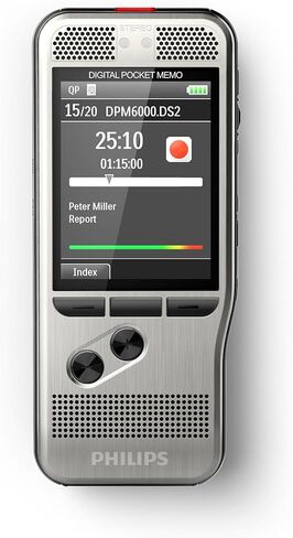 Philips PocketMemo DPM6000 Digital Voice Recorder مع اشتراك Pleintexec الأساسي لمدة عامين in Saudi Arabia