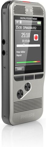Philips PocketMemo DPM6000 Digital Voice Recorder مع اشتراك Pleintexec الأساسي لمدة عامين in Saudi Arabia