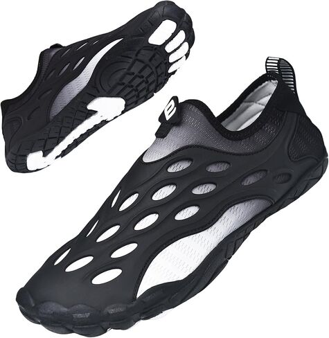 أحذية مائية للرجال والنساء، سريعة الجفاف مع فتحات تصريف وشبكة، أحذية حمام سباحة للشاطئ غير قابلة للانزلاق لصيد الأسماك والمشي لمسافات طويلة وركوب القوارب والرياضات المائية in Kuwait