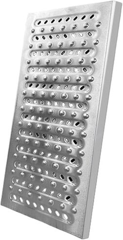 Stainless Steel Driveway Channel Drain Grate-Metal Trench Cover,Metal Sewer Grate,Set of 1/3 / 5,58cm Long,for Yard Deck Garden Sidewalk Landscaping(Set of 5,W 30CM/11.8IN) in Kuwait