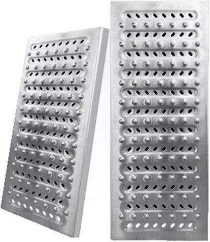 Drain Grate, Metal Trench Cover Heavy Duty Outdoor Drain Grate, for Yard Sewer Sidewalk Park Garden(Set of 1,W 35CM/13.8IN) in Kuwait