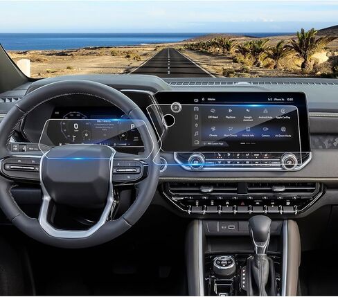 2023 2024 2025 حامي شاشة Chevy Colorado لـ Chevy Colorado (11.3inch Navi+11inch Dash) ، 2025 Colorado (Z71/ZR2/ZR2 Bison) ، 9H Glass 2025 Colorado Associory HD HD in Saudi Arabia