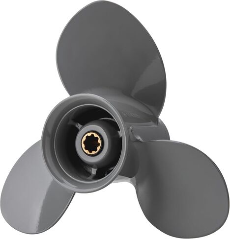 Outboard Boat Propeller 9 1/4X8 9 1/4X9 9 1/4X10 9 1/4X11 9 1/4X12 Fit Honda Engines BF8HP/9.9HP/15HP/20HP 8 Spline Tooth Aluminum Prop 3 Blades RH in Saudi Arabia
