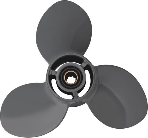 Outboard Boat Propeller 9 1/4X8 9 1/4X9 9 1/4X10 9 1/4X11 9 1/4X12 Fit Honda Engines BF8HP/9.9HP/15HP/20HP 8 Spline Tooth Aluminum Prop 3 Blades RH in Saudi Arabia