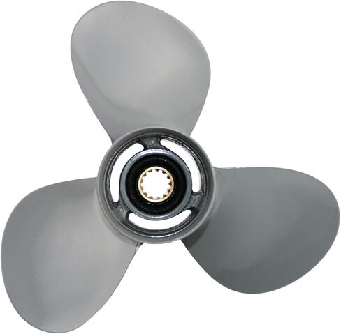11 1/4" x 13" Pitch 3-Blade RH Propeller Compatible with Honda Outboard Engines (35-60HP) 35hp/40hp/45hp/50hp/60hp - 13 Tooth Premium Aluminum in Kuwait