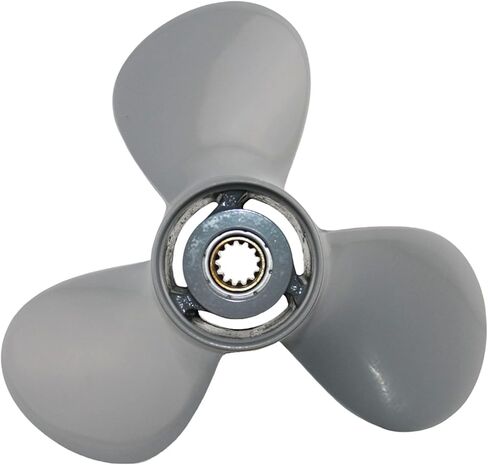 11 1/4" x 13" Pitch 3-Blade RH Propeller Compatible with Honda Outboard Engines (35-60HP) 35hp/40hp/45hp/50hp/60hp - 13 Tooth Premium Aluminum in Kuwait