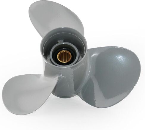 11 1/4" x 13" Pitch 3-Blade RH Propeller Compatible with Honda Outboard Engines (35-60HP) 35hp/40hp/45hp/50hp/60hp - 13 Tooth Premium Aluminum in Kuwait