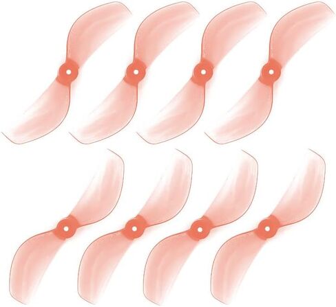 Gemfan 45mm 2-Blade Polycarbonate Propeller (Set of 8) - 1mm/1.5mm - 1.5mm - Macho Pink in Saudi Arabia