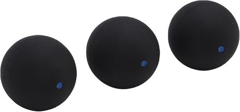 Zunate Squash Ball Set of 3, Professional Rubber Balls for Training and Competition, Yellow Dot Practice Equipment with Stable Bounce and Slow React Timing (Yellow Dot) in Saudi Arabia