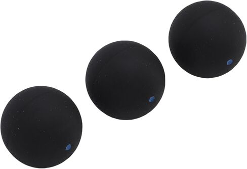 Zunate Squash Ball Set of 3, Professional Rubber Balls for Training and Competition, Yellow Dot Practice Equipment with Stable Bounce and Slow React Timing (Yellow Dot) in Saudi Arabia