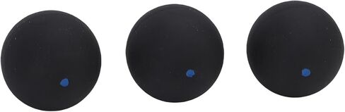 Zunate Squash Ball Set of 3, Professional Rubber Balls for Training and Competition, Yellow Dot Practice Equipment with Stable Bounce and Slow React Timing (Yellow Dot) in Saudi Arabia