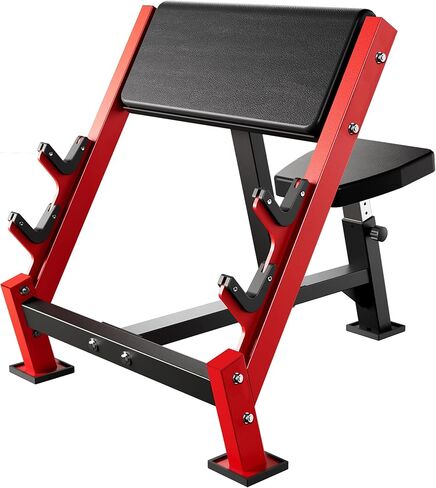 محطة تدريب Pro Arm Curl: جهاز مزدوج معزول للعضلة ذات الرأسين للواعظ والدمبل/تجعيد الحديد الجالس، تصميم مدمج لصالة الألعاب الرياضية المنزلية in Kuwait