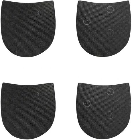 2 Pairs Shoe Repair Rubber Heels Cuttable Boot Heel Replacement 6-7 mm Thick Thick Rubber Heel Replacement for Women Men Boots in Saudi Arabia