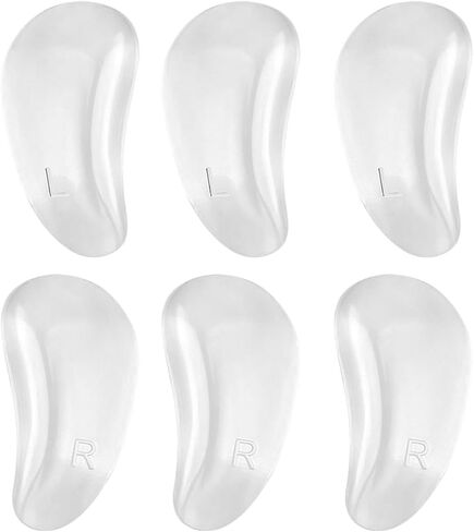 MAGICLULU 3 Pairs Gel Arch Support Cushions Adhesive Gel Arch Support Pads for Flat Foot Comfort with Design for Women’s Foot Health and Shoe Inserts in Saudi Arabia