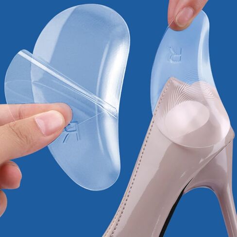 MAGICLULU 3 Pairs Gel Arch Support Cushions Adhesive Gel Arch Support Pads for Flat Foot Comfort with Design for Women’s Foot Health and Shoe Inserts in Saudi Arabia