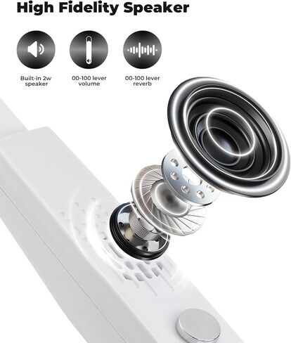 Vangoa MAE-02 Digital Wind Instrument, Professional Electronic Wind Instrument Synthesizer Rechargeable EWI with Wireless MIDI, 3 Fingerings 35 Tones 7 Functions for Beginners Adults Teens, White in Saudi Arabia
