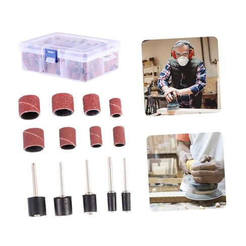 388pcs Sanding Sleeve and Drum Mandrel Set for Woodworking Metal and Plastic Polishing Tool Accessories for DIY Projects in Saudi Arabia