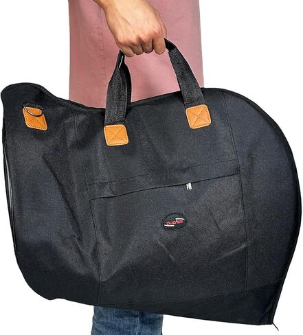 حقيبة حمل على شكل قرن فرنسي حقائب تخزين كتف سوداء محمولة مقاومة للماء ومقاومة للاهتراء لحقيبة الظهر الخاصة بالآلات الموسيقية in Kuwait