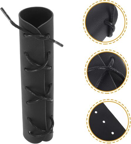 UPKOCH French Horn Guard Non Skid PU Leather Protector with Strap Sturdy Wear Resistant for Musicians Easy to Install present for Friends and Family in Saudi Arabia