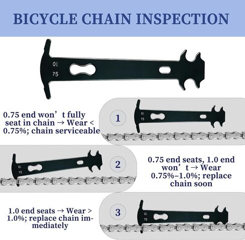 Bike Chain Repair Tools Set, Includes Bicycle Chain Breaker Tool, Master Link Plier, Wear Indicator and 3 Pairs Missing Links for 6-10 Speed Chains in Saudi Arabia