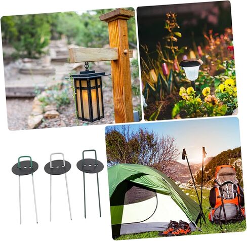 POPETPOP 1Set U Shaped Ground Stakes Durable Tent Nails for Securing Artificial Turf and Garden Thickness Includes Half Stakes Versatile in Saudi Arabia