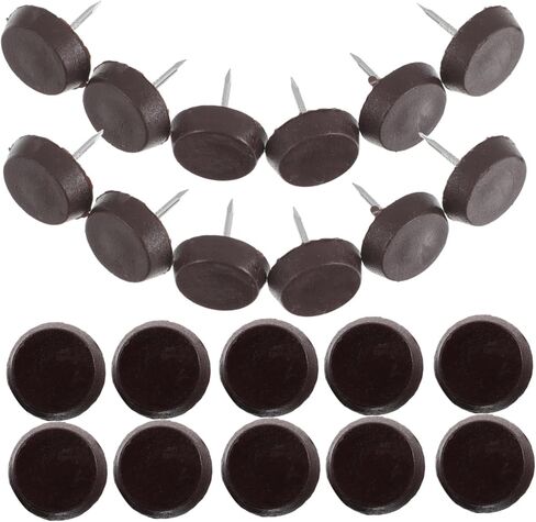STOBOK 100pcs Non Slip Nail Glides for Tile Floors Compatibility Elegant Design Effortless Installation for Various Furniture Types in Saudi Arabia