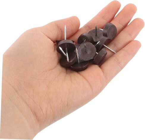 STOBOK 100pcs Non Slip Nail Glides for Tile Floors Compatibility Elegant Design Effortless Installation for Various Furniture Types in Saudi Arabia