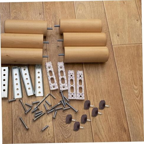 STOBOK 100pcs Non Slip Nail Glides for Tile Floors Compatibility Elegant Design Effortless Installation for Various Furniture Types in Saudi Arabia