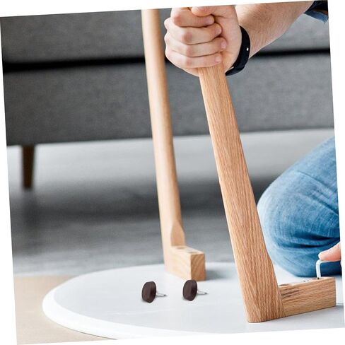 STOBOK 100pcs Non Slip Nail Glides for Tile Floors Compatibility Elegant Design Effortless Installation for Various Furniture Types in Saudi Arabia