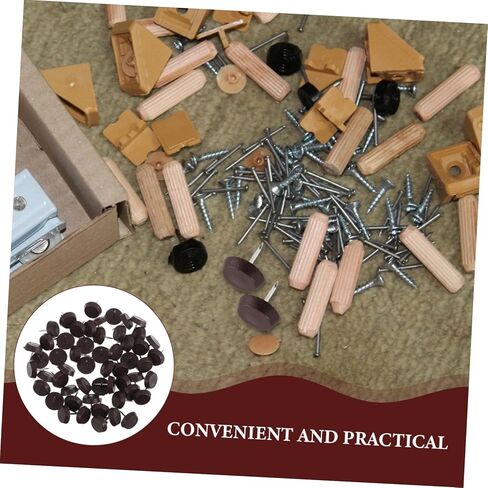 STOBOK 100pcs Non Slip Nail Glides for Tile Floors Compatibility Elegant Design Effortless Installation for Various Furniture Types in Saudi Arabia
