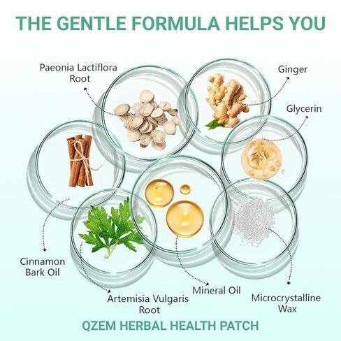 Upgraded Herbal Patch – Made with natural herbal ingredients, gentle and non-irritating, comfortable for all-day wear, 30 patches per pack in Kuwait