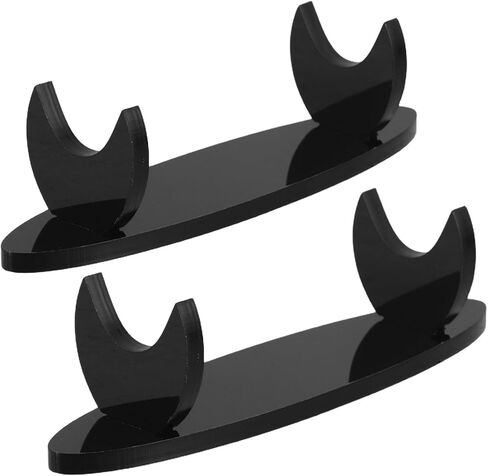 2pcs Flute Stand for Wind Instruments – Compact Acrylic Flute and Piccolo Holder, Stable Music Instrument Display Rack for Desktop and Travel Use in Saudi Arabia