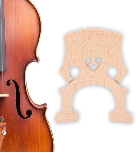 Maple Wood Cello Bridge, Full Size 4/4 Cello Bridge Self Adjusting Fitted Maple Decor Musical Instrument Accessory for Instrument in Saudi Arabia