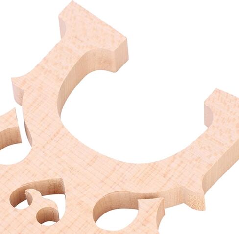 Maple Wood Cello Bridge, Full Size 4/4 Cello Bridge Self Adjusting Fitted Maple Decor Musical Instrument Accessory for Instrument in Saudi Arabia