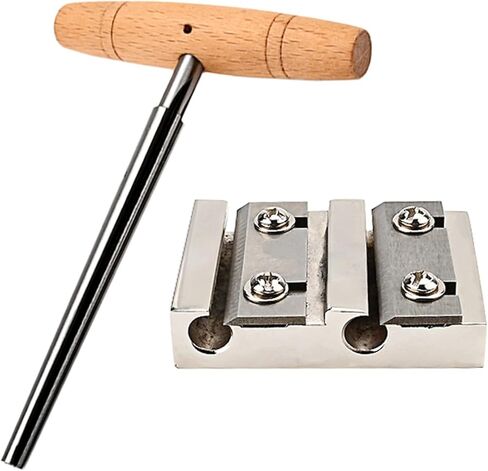 Violin Tuning Peg Reals Shaver & Reamer Set, Enlarged Shaving Tools for 3/4-4/4 Size Violin Pegs Real, Tapered 4-Fluted Pin Hole Reamer, Violin Making Kit for Luthier in Saudi Arabia