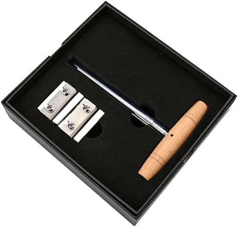 Violin Tuning Peg Reals Shaver & Reamer Set, Enlarged Shaving Tools for 3/4-4/4 Size Violin Pegs Real, Tapered 4-Fluted Pin Hole Reamer, Violin Making Kit for Luthier in Saudi Arabia
