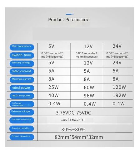 مفتاح نقل تلقائي لإمداد الطاقة المزدوج 5 فولت - 60 فولت تيار مستمر، سرعة تحويل تصل إلى 8 مللي ثانية in Kuwait
