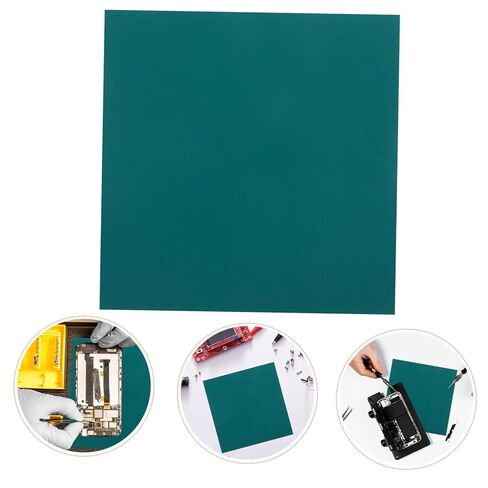 Heat-Resistant Anti-Static Workbench Mat for Electronics Repair Large Rubber Table Protector Pad Electrostatic Discharge Safe for Soldering and Mobile Device Service in Saudi Arabia