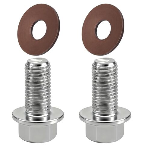 2 حزمة 90105-VA3-J01 90502-VG3-000 مجموعة مسامير الشفرة لـ Hon-da HRB215 HRC215 HRC216 HRR216 HRX217 جزازة العشب مع مسمار سداسي مركزي للشفرة الدوارة (10 × 25 مم) وغسالة (10 مم) in Kuwait