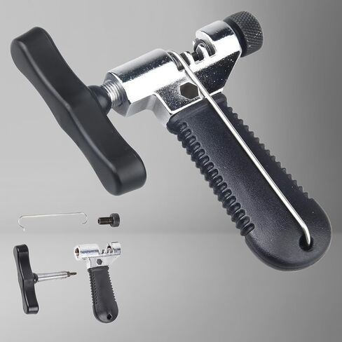 مجموعة أدوات إصلاح سلسلة الدراجة مع قاطع السلسلة، كماشة وصلة رئيسية متعددة الوظائف ومدقق التآكل لدراجات ذات سرعة 7-11 وسرعة واحدة in Kuwait