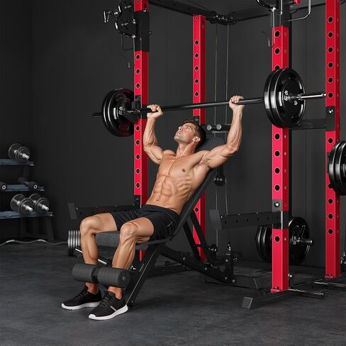 مقعد وزن قابل للتعديل لصالة الألعاب الرياضية المنزلية، سعة 1300 رطل، جهاز ضغط مقاعد البدلاء وتدريبات القوة، مقاعد مسطحة للتمرين، مقعد سريع الضبط، الظهر ومسند الرأس لصالة الألعاب الرياضية in Kuwait