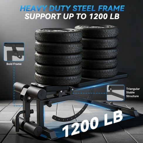 مقعد وزن قابل للتعديل مع تمديد وتجعيد الساق، مقعد تمرين متعدد المواضع للميل/الانخفاض لصالة الألعاب الرياضية المنزلية، مقعد تدريب القوة لكامل الجسم مع بكرات إسفنجية in Kuwait