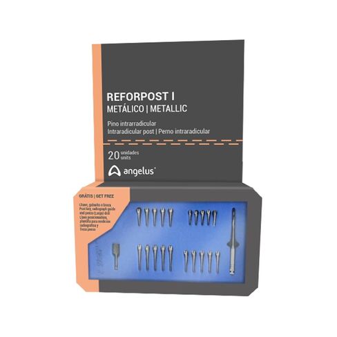 Angelus 749 Reforpost الفولاذ المقاوم للصدأ داخل الجذور طقم معدني صغير 20/Pk in Saudi Arabia