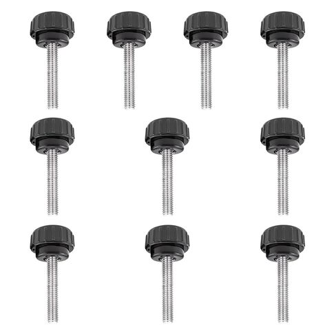Galvanized Round Head Rubber Wrapped Hand Screw, Rubber Head Handle Screw, Plastic M5x15 (Head Diameter 14), 10 Pieces per Sale in Saudi Arabia