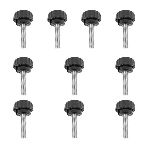 Galvanized Round Head Rubber Wrapped Hand Screw, Rubber Head Handle Screw, Plastic M5x15 (Head Diameter 14), 10 Pieces per Sale in Saudi Arabia