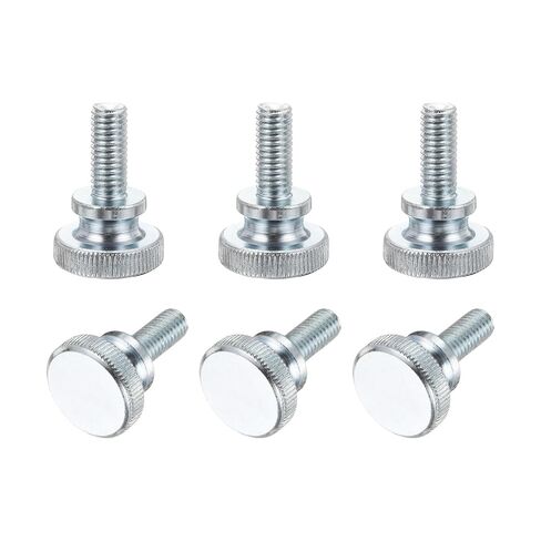 PATIKIL M8 x 45mm Knurled Thumb Screws, 6Pcs Metric Knurled Head Bolts Thumb Screw with Shoulder Grip Knobs Fasteners Tighten Thread Fasteners for TV Monitor Mount in Saudi Arabia