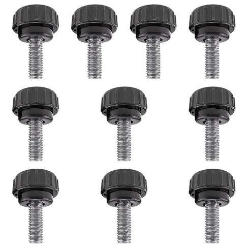 Galvanized Round Head Rubber Wrapped Hand Screw, Rubber Head Handle Screw, Plastic M5x15 (Head Diameter 14), 10 Pieces per Sale in Saudi Arabia