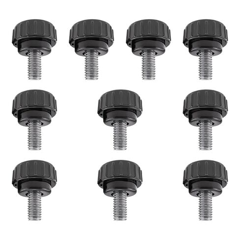 Galvanized Round Head Rubber Wrapped Hand Screw, Rubber Head Handle Screw, Plastic M5x15 (Head Diameter 14), 10 Pieces per Sale in Saudi Arabia