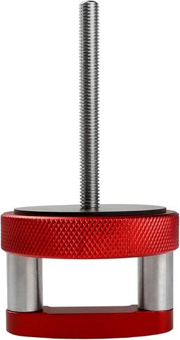 براغي إبهام سريعة الفك من Hex Autoparts باللون الأحمر مع حلقة على شكل D، ومقابض تثبيت علوية صلبة من الألومنيوم متوافقة مع 2007-2018 Jeep Wrangler JK 2-Door و4 أبواب غير محدودة in Saudi Arabia